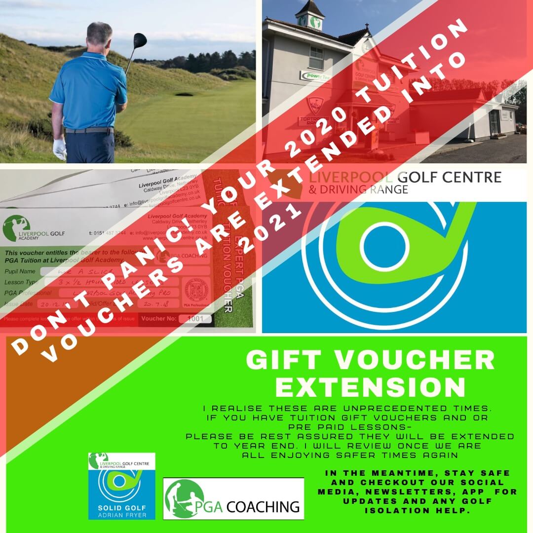 Voucher extension solid golf